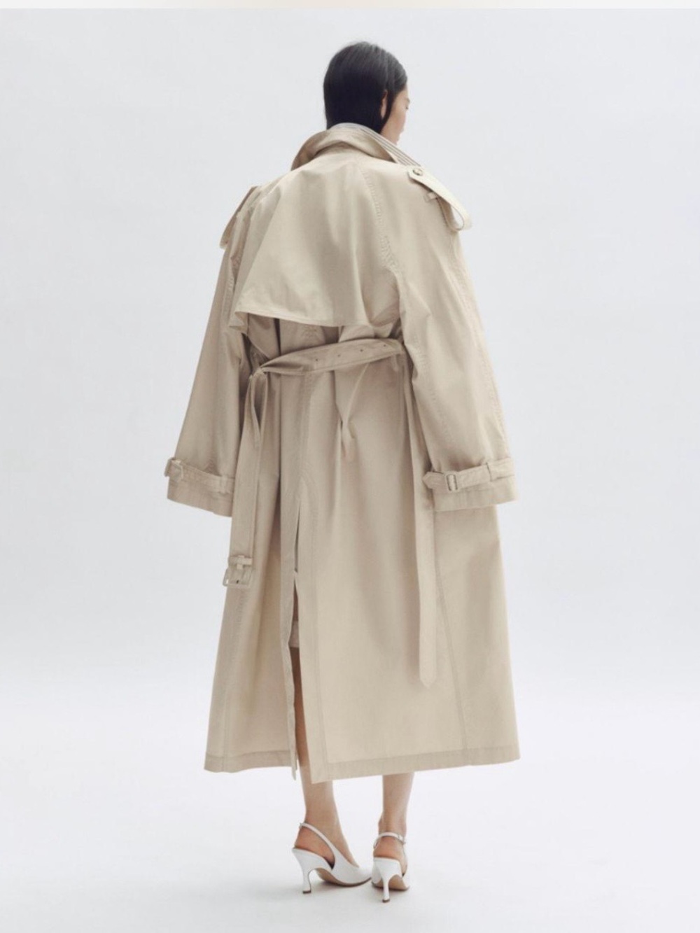 Stella McCartney x H&M Beige Trench Coat - Picture 3 of 6